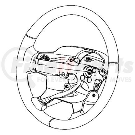 1KP771DVAA by CHRYSLER - WHEEL. Steering. Diagram 1