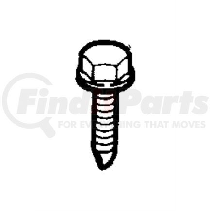 11500101 by CHRYSLER - SCREW. Pan Head Tapping. .250x14x.984. Diagram 12