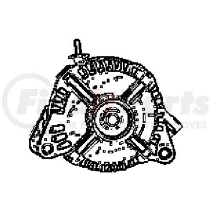 53013905AA by CHRYSLER - BELT, GENERATOR. Accessory Drive, Engine. Diagram