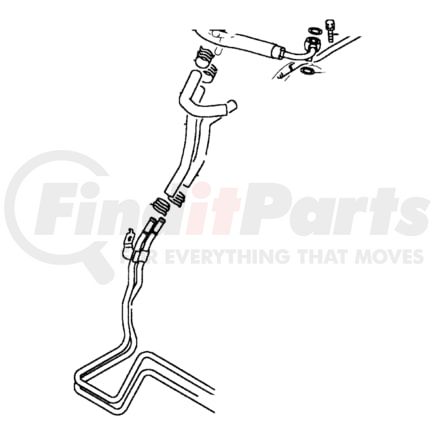MB911561 by CHRYSLER - HOSE. Power Steering Return. Diagram 6