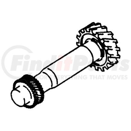 MD741437 by CHRYSLER - OUTPUT SHAFT. Transaxle. Diagram 21