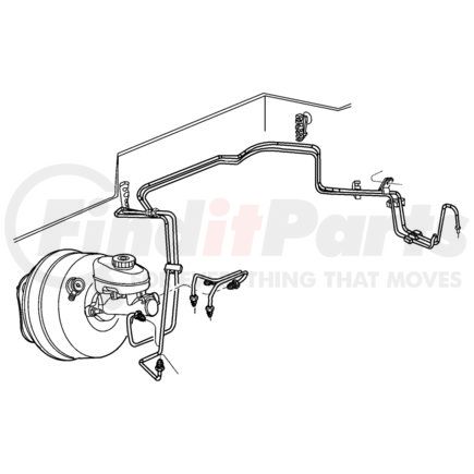 52128171AB by CHRYSLER - TUBE. Brake. Diagram 5