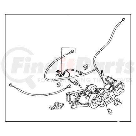 MR115469 by CHRYSLER - HVAC Heater Control Cable - fits 1995-2000 Chrysler Sebring and Dodge Avenger