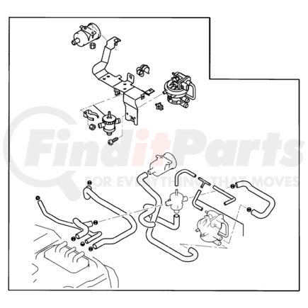 MR323557 by CHRYSLER - HOSE. Fuel Vapor. Diagram 21