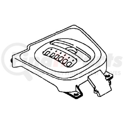 MR719833 by CHRYSLER - BEZEL. Gear Shift Indicator. Black. Diagram 2