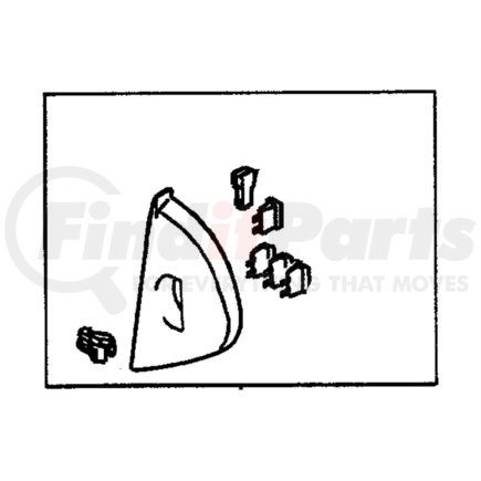 MR791365 by CHRYSLER - PANEL. Instrument Lower. Diagram 26