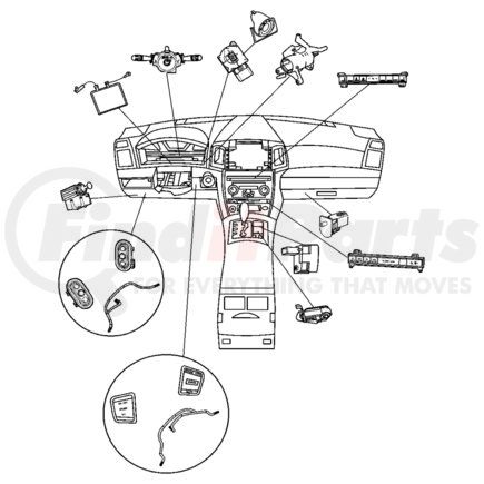 1CJ73ZJ3AB by CHRYSLER - Ignition Switch Bezel