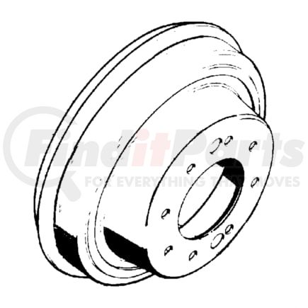 52007902 by CHRYSLER - DRUM. Brake. Diagram 10
