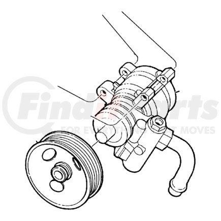 R2038708 by CHRYSLER - Power Steering Pump - fits 1994-2002 Dodge Dakota