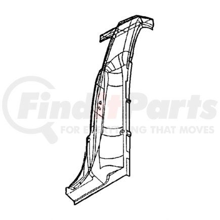 55257309AA by CHRYSLER - PANEL. Left. Quarter Extension. Diagram 7