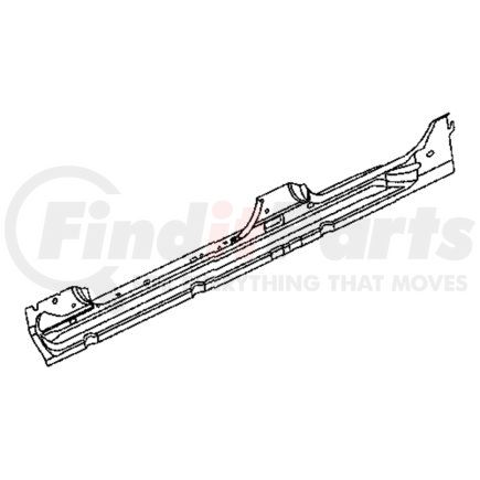 55362420AH by CHRYSLER - PANEL. Right. Sill. Diagram 14