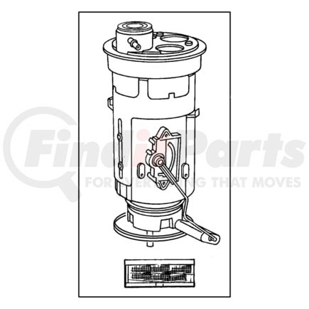 68025169AE by CHRYSLER - LEVEL UNIT PACKAGE, MODULE, MODULE KIT, MODULE PACKAGE. Fuel, Fuel Pump/Level Unit. Diagram 4