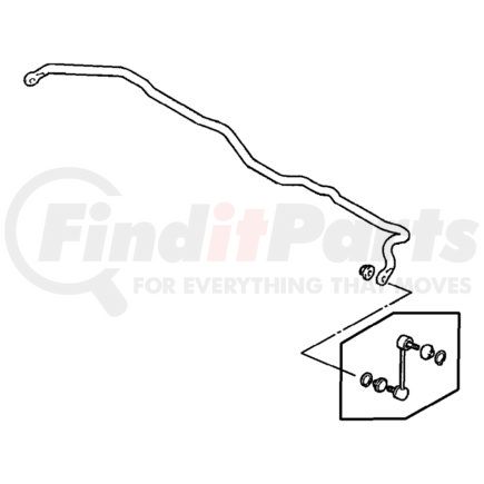 MB871885 by CHRYSLER - BAR. Front Sway. Diagram 47