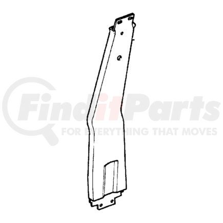 5ER20RK5AF by CHRYSLER - Body B-Pillar Molding - Passenger Side, Center