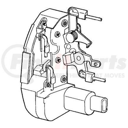 55076066AC by CHRYSLER - ROD. Right. Inside Handle to Latch. Diagram 6