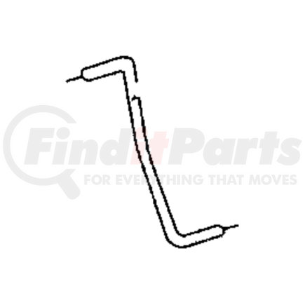 55256423 by CHRYSLER - LINK. Left. Outside Handle To Latch. Rear Door. Diagram 4