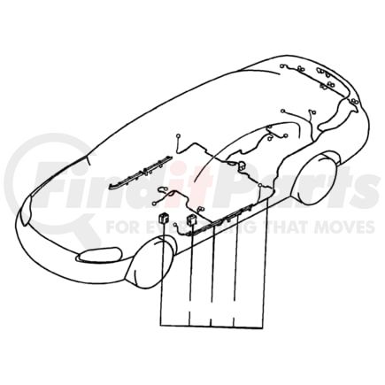 MB863820 by CHRYSLER - PROTECTOR. Right Front. Wiring. Diagram 4
