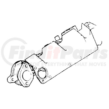 MD307345 by CHRYSLER - MANIFOLD. Right. Exhaust. Diagram 5