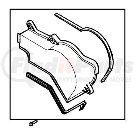 MD319966 by CHRYSLER - GASKET. Timing Cover. Diagram 16