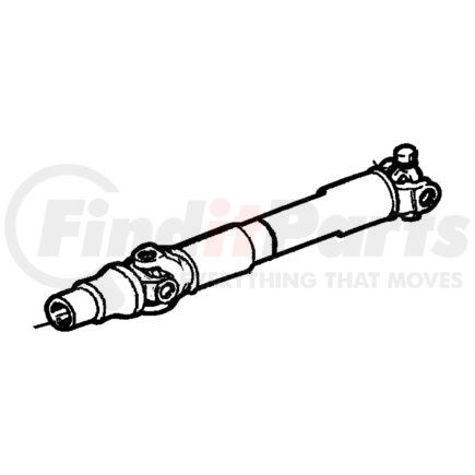 52105973AA by CHRYSLER - SHAFT. Drive. Rear 1-Piece. Diagram 5