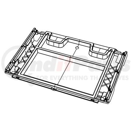 68018126AB by CHRYSLER - Floor Storage Compartment - Rear, fits 2010, 2007-2008 Dodge Nitro