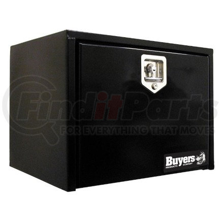 1702295 by BUYERS PRODUCTS - Truck Tool Box - Black, Steel, Underbody, 18 x 18 x 18 in.