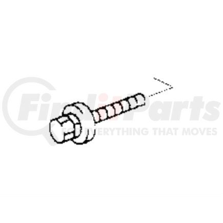 MF300852 by CHRYSLER - BOLT AND WASHER. Power Steering Oil Pump. M10x55. Diagram 27