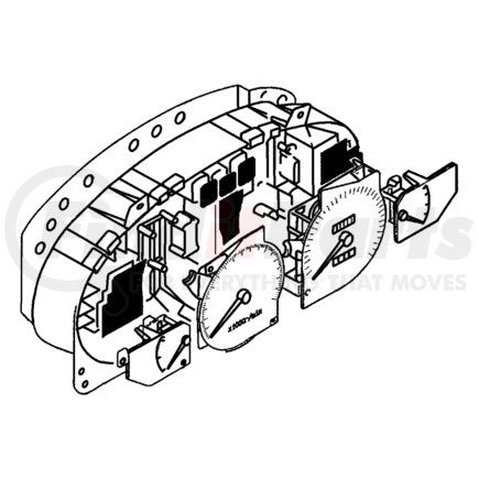 MR149308 by CHRYSLER - Instrument Panel Circuit Board - fits 1995-2000 Chrysler Sebring and Dodge Avenger