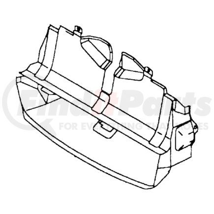 MR248224 by CHRYSLER - DUCT. Front Bumper Air Guide. Diagram 7