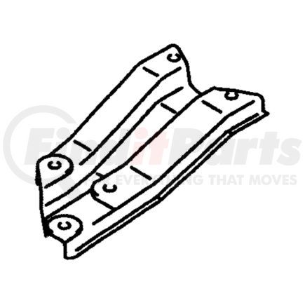 MR297605 by CHRYSLER - STAY. Left, Right. Front Axle Crossmember. Diagram 3