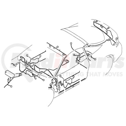 MR309287 by CHRYSLER - Interior Light Wiring Harness - for Dome Lamp