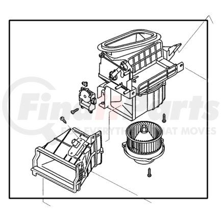 MR398564 by CHRYSLER - DUCT. Heater And A/C. Diagram 25