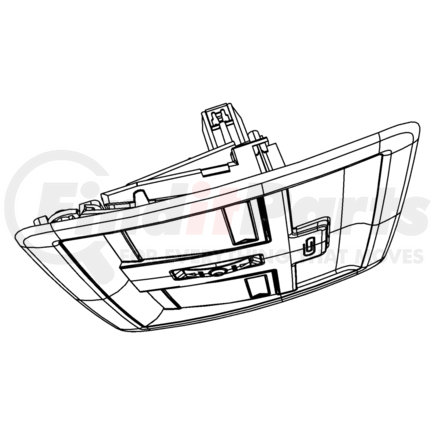 1NW76DW1AA by CHRYSLER - Overhead Console - fits 2007-2011 Dodge Nitro