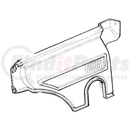 5EG03LAZAG by CHRYSLER - PANEL. Left. Quarter Trim. Diagram 2