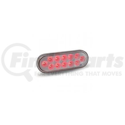 TLED-012CR by TRUX - Oval Clear Red Stop, Turn & Tail LED (12 Diodes)