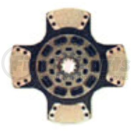 Haldex N128257C Transmission Clutch Kit Transmission Clutch Kit - 15.5" x 2", Eaton Style, 4-Pad Carbotic, 10 Disc Springs,
