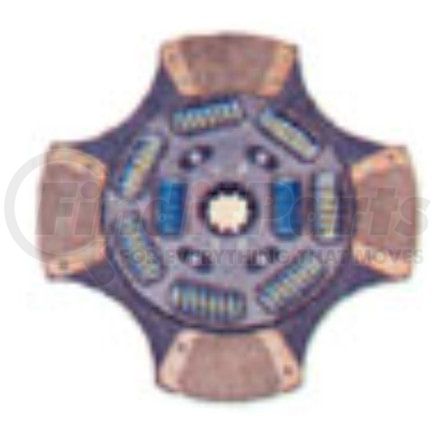 Haldex N128363C Transmission Clutch Kit Transmission Clutch Kit - 15.5" x 2", Eaton Style, 4-Pad Carbotic, 9 Disc Springs,