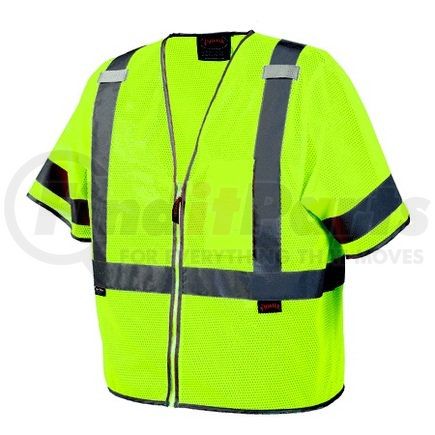 V1023960U-L by PIONEER SAFETY - Mesh Short Sleeve Safety Vest