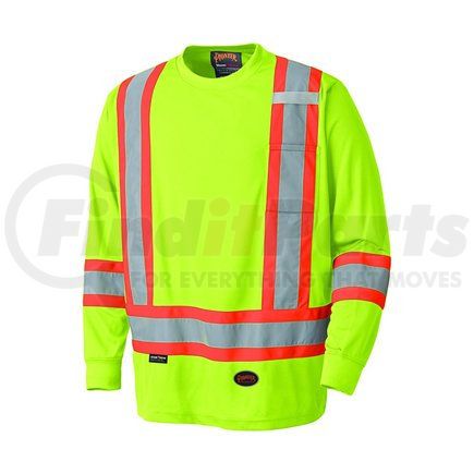 V1051260U-M by PIONEER SAFETY - Birdseye LS Safety Shirt