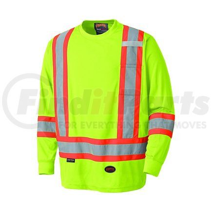 V1051260U-L by PIONEER SAFETY - Birdseye LS Safety Shirt