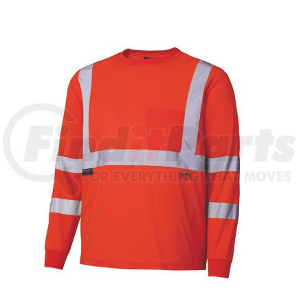 V1054250U-XL by PIONEER SAFETY - Birdseye LS Safety Shirt