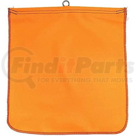 FW500C by MS CARITA - 18" FLO ORANGE FLAG W/WIRE