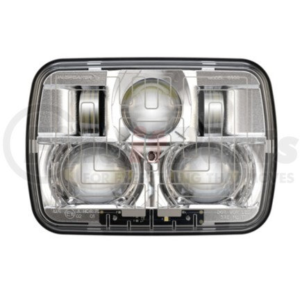 0554461 by J.W. SPEAKER - Headlight Assembly - 8910 Evolution 2, RHT, Heated, with Chrome Bezel