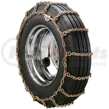 Security Chain QG2145 Trailer Accessory Tire Chain - Single Pair, HIGHWAY SERVICE SQUARE ROD ALLOY — (NON-TWIST WITH CAMS)