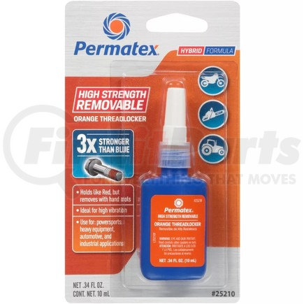 25210 by PERMATEX - HIGH STRENGTH REMOVABLE ORANGE