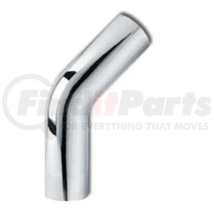 L445-0909SC by GRAND ROCK - Exhaust Elbow - Chrome, 4" Length, 45 Degree, 9" ID, 9" OD