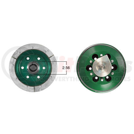 8005X by KIT MASTERS - Engine Cooling Fan Clutch - Kysor Style ON/OFF Hub, 2.56" Pilot, with (6) Access Holes