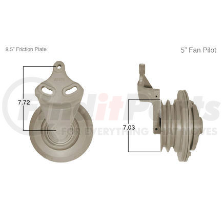 Kit Masters 91064 Engine Cooling Fan Clutch Re-Manufactured Fan Clutch