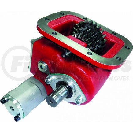 6800XBN011SE by BEZARES USA - Power Take Off (PTO) Assembly - Pneumatic Shifting, SAE 8 Holes Forward and Reverse, 55% Ratio