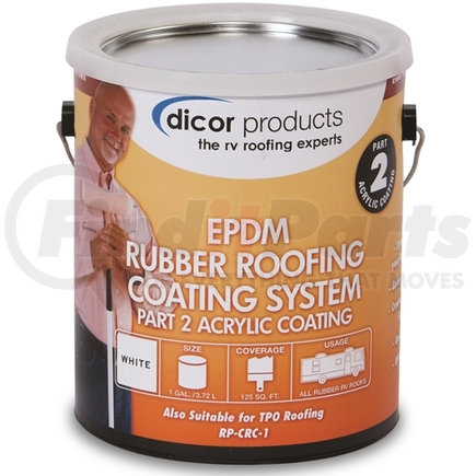 RPCRC1 by DICOR - 1GAL EPDM RUBBER ROOF COA